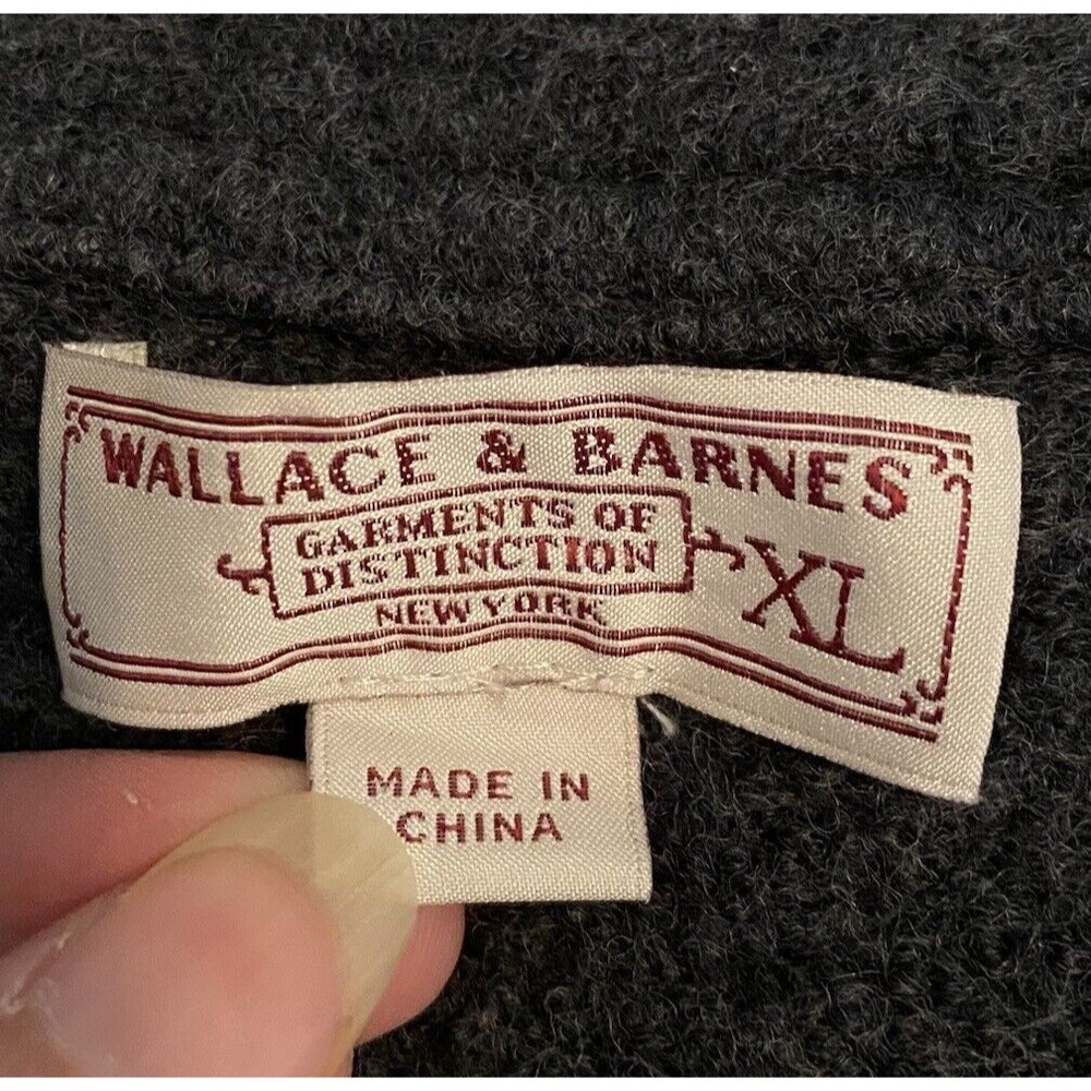 Wallace & Barnes Jacket Mens XL READ Gray Wool - Picture 11 of 12